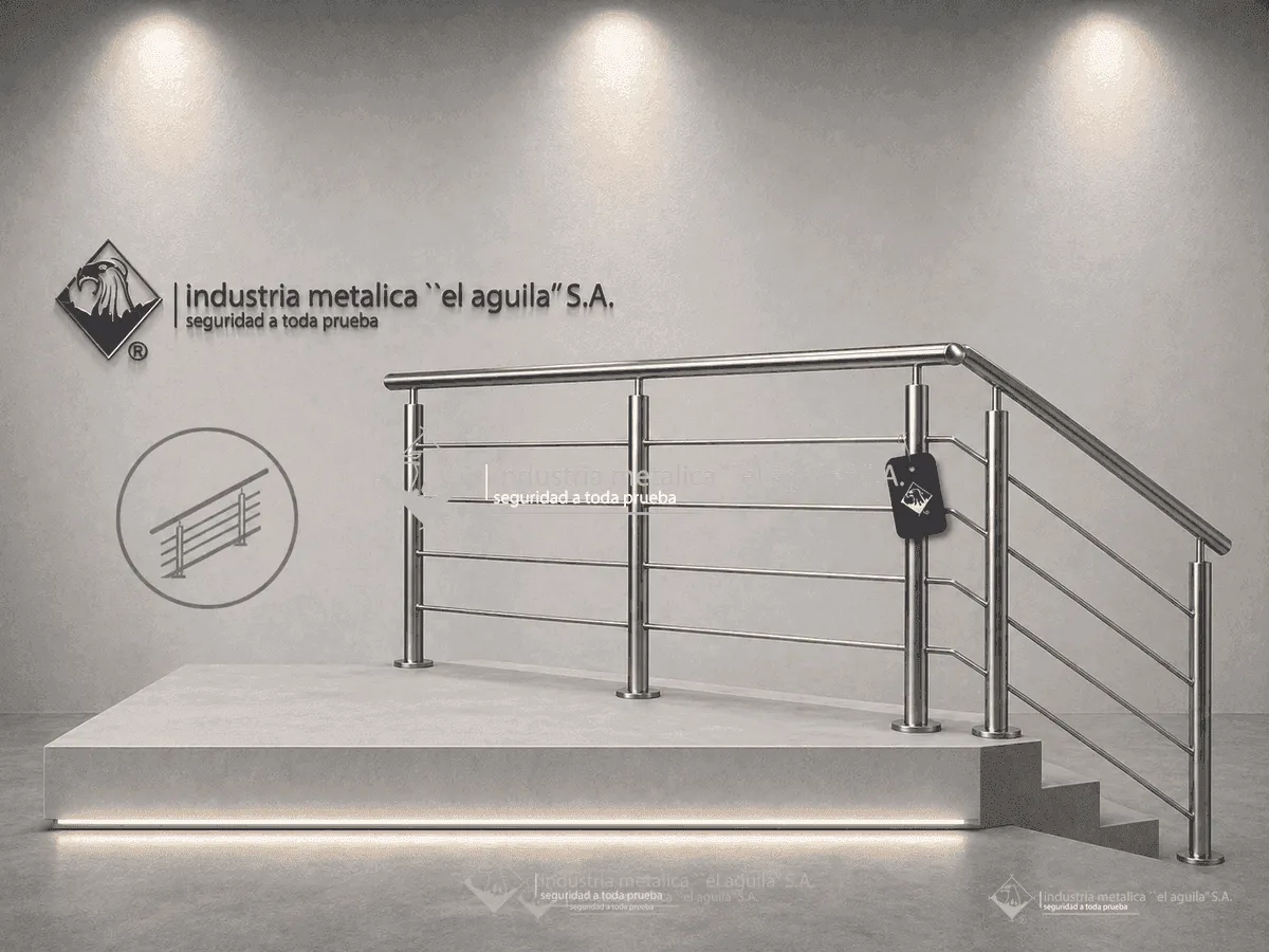 Barandas y pasamanos metálicos — Industria Metálica El Aguila S.A.