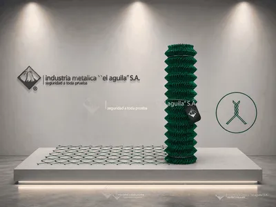 Malla ciclón forrada en PVC color verde para canchas y residencias en Guatemala